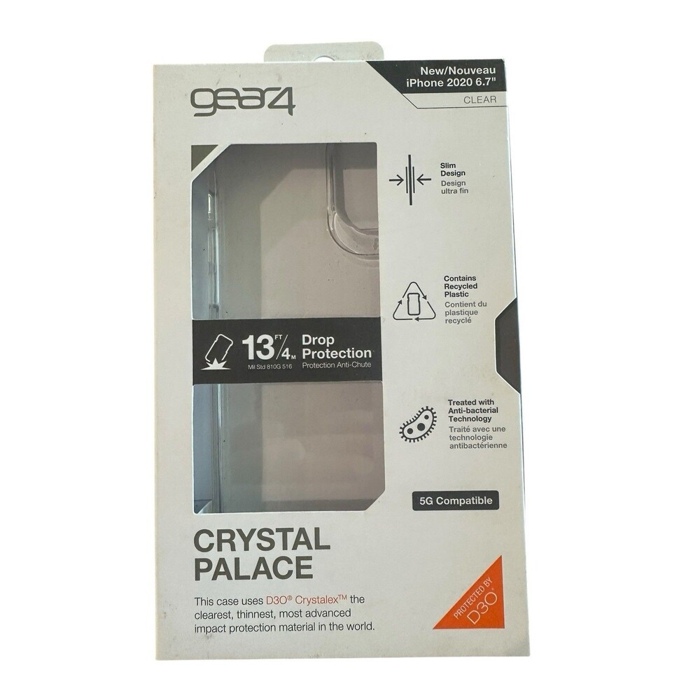 Gear4 Crystal Palace Hard Case for Apple iPhone 12 Pro Max - Clear